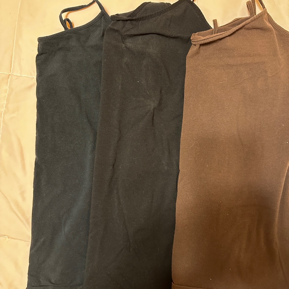 Stylish Black and Brown Camis